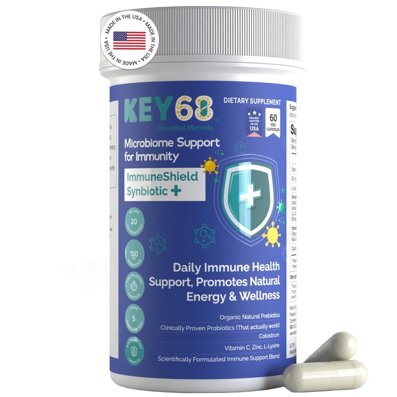 Herbal Daily Wellness Capsules – Probiotic & Herbal Blend, 60 Veg Caps